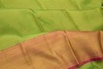 Kanchipuram Silk Tissue Brocade Green Saree