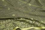 Dhakai Muslin Jamdani Butta Olive Green Saree