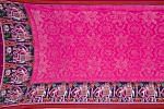 Patan Patola Silk Bandhani Pink Saree