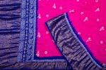 Kanchipuram Silk Bandhani Butta Pink Saree