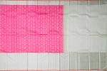 Kanchipuram Silk Jaal Pink Saree