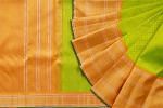 Kanchipuram Silk Brocade Green Sraee/5039351_2.jpg