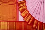 Kanchipuram Silk Brocade Pink Saree