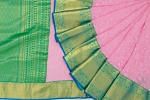 Lucknow Chikankari Georgette Pink Saree With Kanchipuram Border/5134574_2.jpg