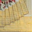 Parsi Gara x Kanchipuram Silk Plain White Saree