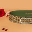 Zardosi Embroidery High Wasit Belt By Kankatala