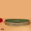 Zardosi Embroidery High Wasit Belt By Kankatala