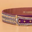 Zardosi Embroidery High Wasit Belt By Kankatala