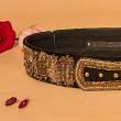 Zardosi Embroidery High Wasit Belt By Kankatala