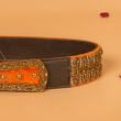 Zardosi Embroidery High Wasit Belt By Kankatala