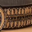 Zardosi Embroidery Brown High Waist Belt By Kankatala