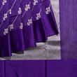 Chanderi Silk Jaal Violet Saree