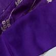 Chanderi Silk Jaal Violet Saree