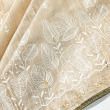 Bhagalpuri Tussar Butta Beige Saree