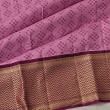 Kanchipuram Silk Jacquard Lilac Saree