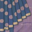 Uppada Silk Butta Dark Blue Saree