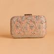 Zardosi Embroidery Pink Clutch By Kankatala