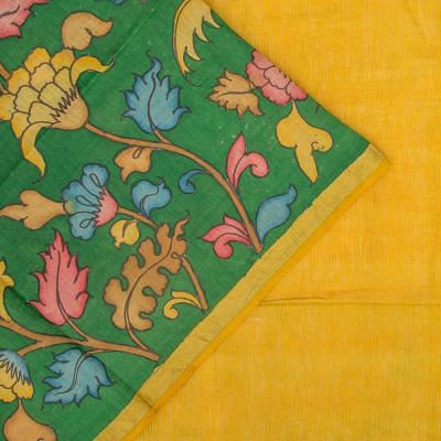 Silk Cotton Kalamkari by Prashanti. – Prashanti Sarees
