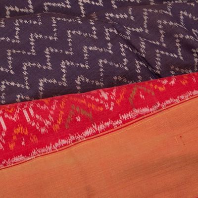 Pochampally Silk Ikat Dark Blue Saree