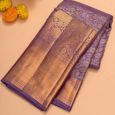 Women's wear beautiful checks design silk saree with big border -  MyDigitalMart