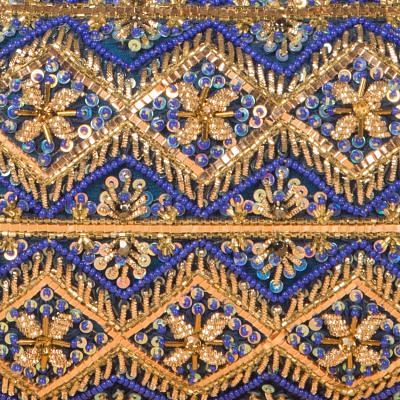 Zardosi Embroidery Clutch By Kankatala