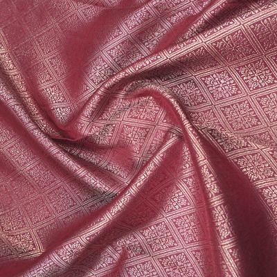 Kanchipuram Silk Brocade Lavender Saree