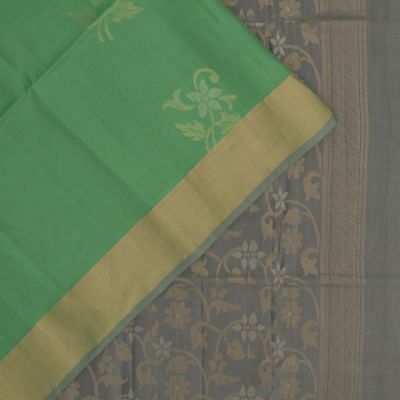 Coimbatore Soft Silk Butta Green Saree