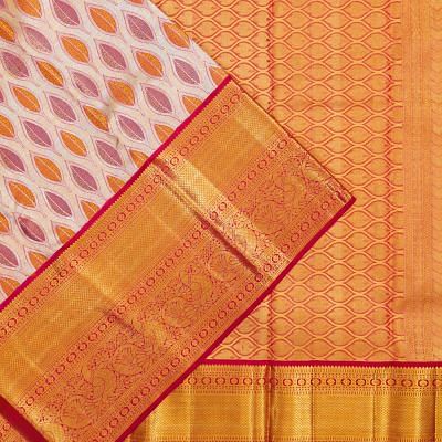 Kanchipuram Silk Tissue Brocade Gold Saree