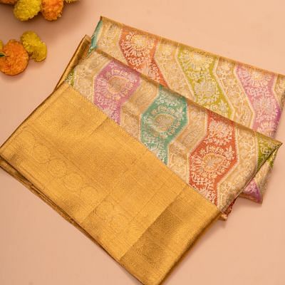 Red Bridal Kanjivaram Silk Traditional Designer Saree -