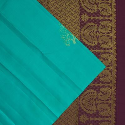 Taranga Kanchi Silk Butta Sky Blue Saree