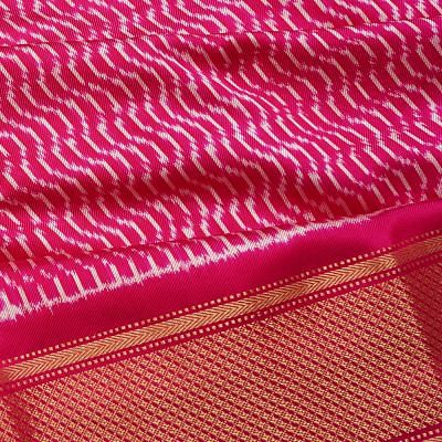 Pochampally Silk Ikat Pink Saree