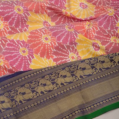 Kanchipuram Silk Ikat Red Saree