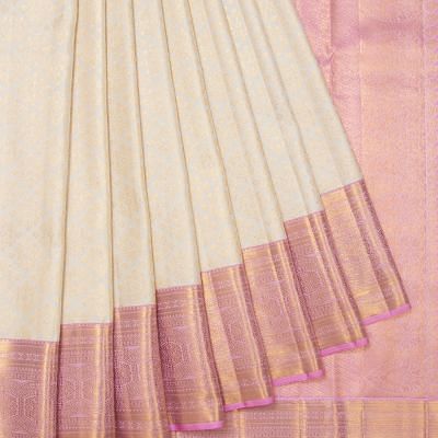 Cream with pink uppada tissue silk sarees| uppada pattu online | Pattu  saree blouse designs, Saree blouse designs, Indian saree blouses designs