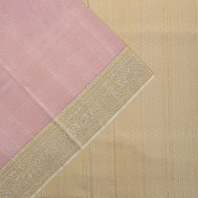 Kanchipuram Silk Brocade Lavender Saree