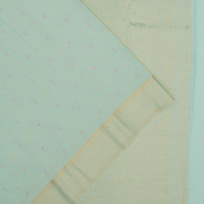 Binny Silk Brocade Sky Blue Saree