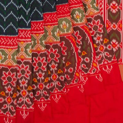Pochampally Silk Ikat Black Saree