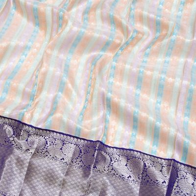 Kanchipuram Silk Brocade Multicolur Saree