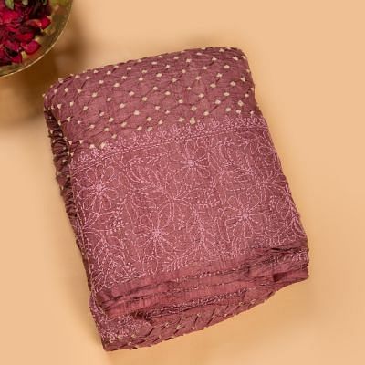What is the process of creating Bandhani patterns on a saree? - Quora