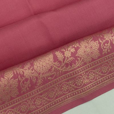 Banarasi Silk Plain Pink Dhoti With Kurtha And Kanduva