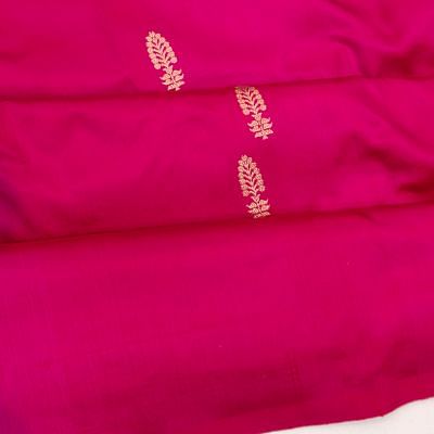 Banarasi Katan Silk Butta Rani Pink Saree
