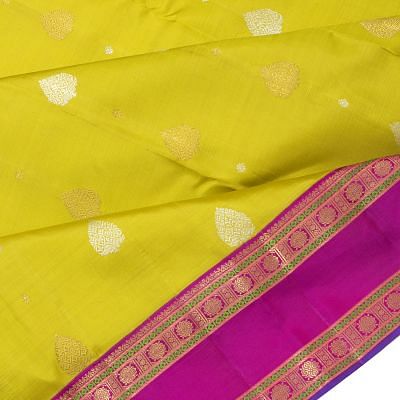 Kanchipuram Silk Butta Green Saree