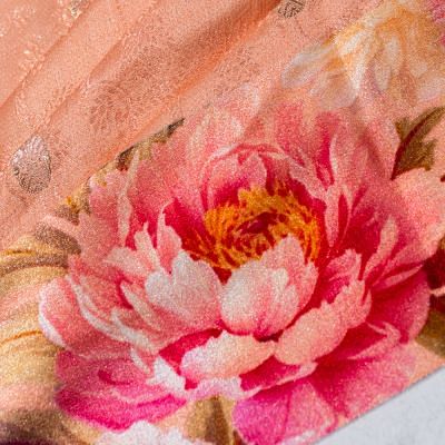 Chiniya Silk Jacquard And Butta Peach Saree