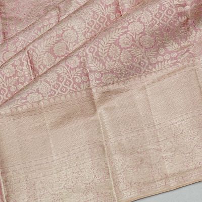 Taranga Kanchi Silk Tissue Brocade Lavender Saree