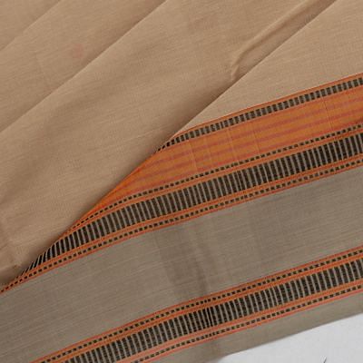 Chettinad Cotton Butta Cream Saree