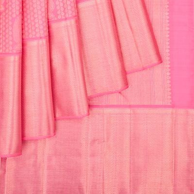 Taranga Kanchi Silk Brocade Pink Saree