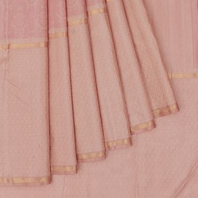 Kanchipuram Silk Jacquard Snuff Saree