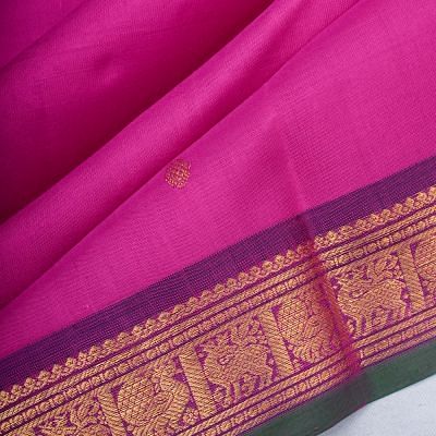 Classic Kanchipuram Silk Butta Purple Saree