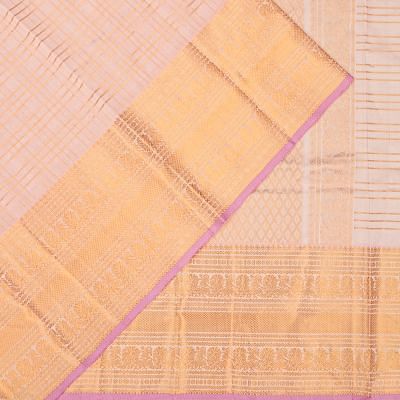 Coimbatore Soft Silk Checks Peach Saree