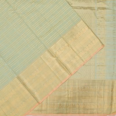 Coimbatore Soft Silk Checks Pastel Green Saree