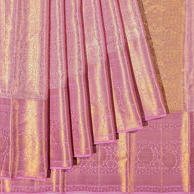 Taranga Kanchi Silk Tissue Brocade Lavender Saree